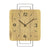 AMS W9700 Wall Clock Wild Oak • Quartz Movement • Metal Design