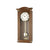 Regulator-Wanduhr in Nussbaum mit rundem Zifferblatt und Pendel