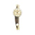 AMS Design W7453 Wall Clock • Quartz Pendulum Movement • Brass Details