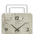 AMS Design W7503 Wall Clock • Concrete Look • Quartz Pendulum Movement