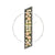 Wall clock with moss wall and wooden discs in a frame, white aluminum ring, hands