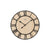 AMS W9649 Sonoma Wall Clock • Quartz Movement • Metal Dial