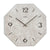 Wall clock with gray dial, numbers 1–12, hands, and AMS logo