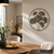 AMS Design W9704 Wall Clock • Ginkgo Metal Design • Quartz Movement