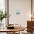 Wall-mounted clock with analog dial and Ana-Digi display