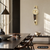 AMS Design W7453 Wall Clock • Quartz Pendulum Movement • Brass Details