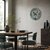 AMS W9651 Wall Clock Greenish • Quartz Movement • Mineral Glass