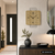 AMS W9692 Wall Clock Sonoma Oak • Quartz Movement • Metal Design