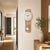 Wall clock Sonoma oak with white dial and hanging pendulum