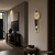 AMS Design W7453 Wall Clock • Quartz Pendulum Movement • Brass Details