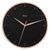 Hermle Wall Clock 40 cm Ø Metal • Silent Quartz Movement • Modern Design