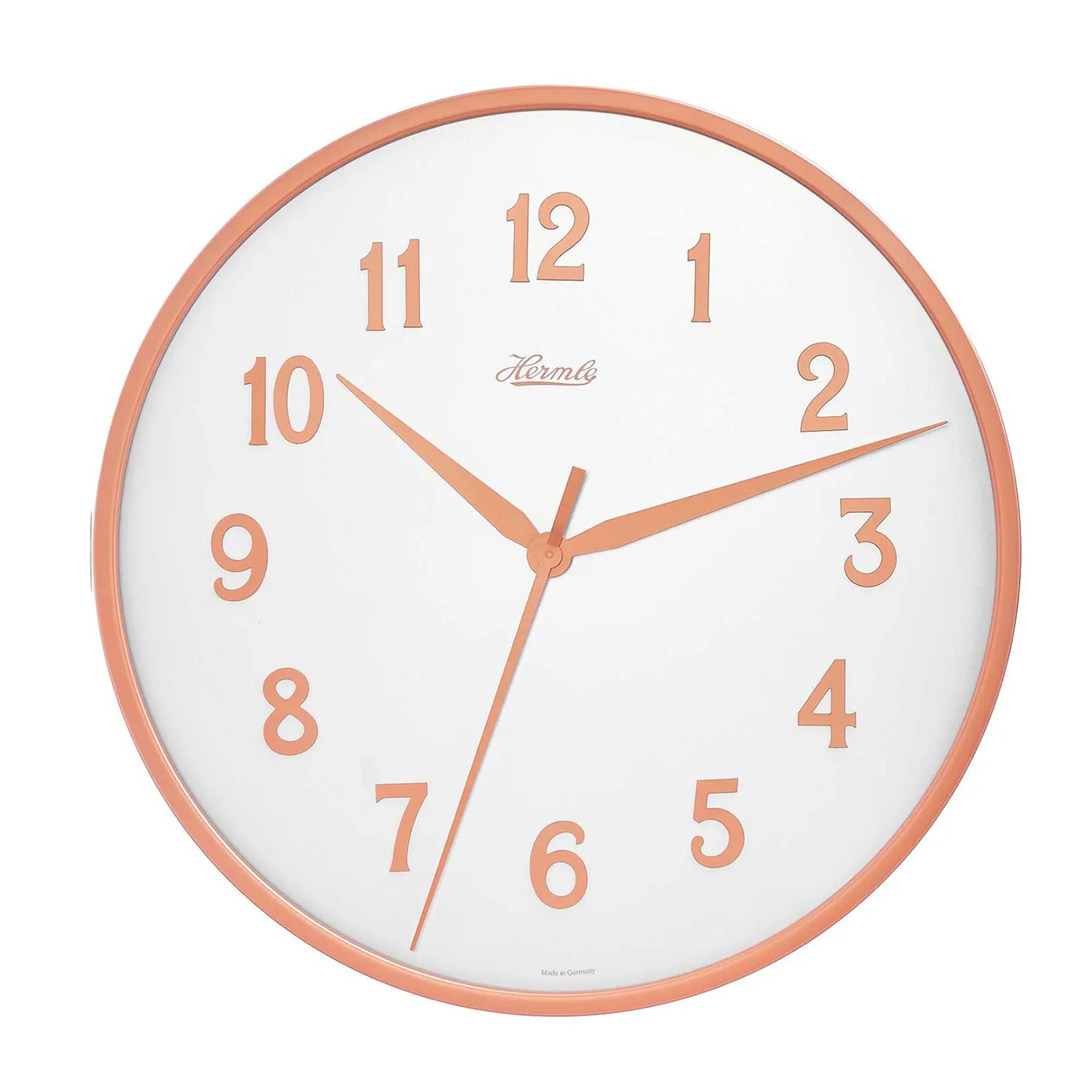 Hermle Wall Clock 40 cm Ø Metal • Quartz Movement • Silent