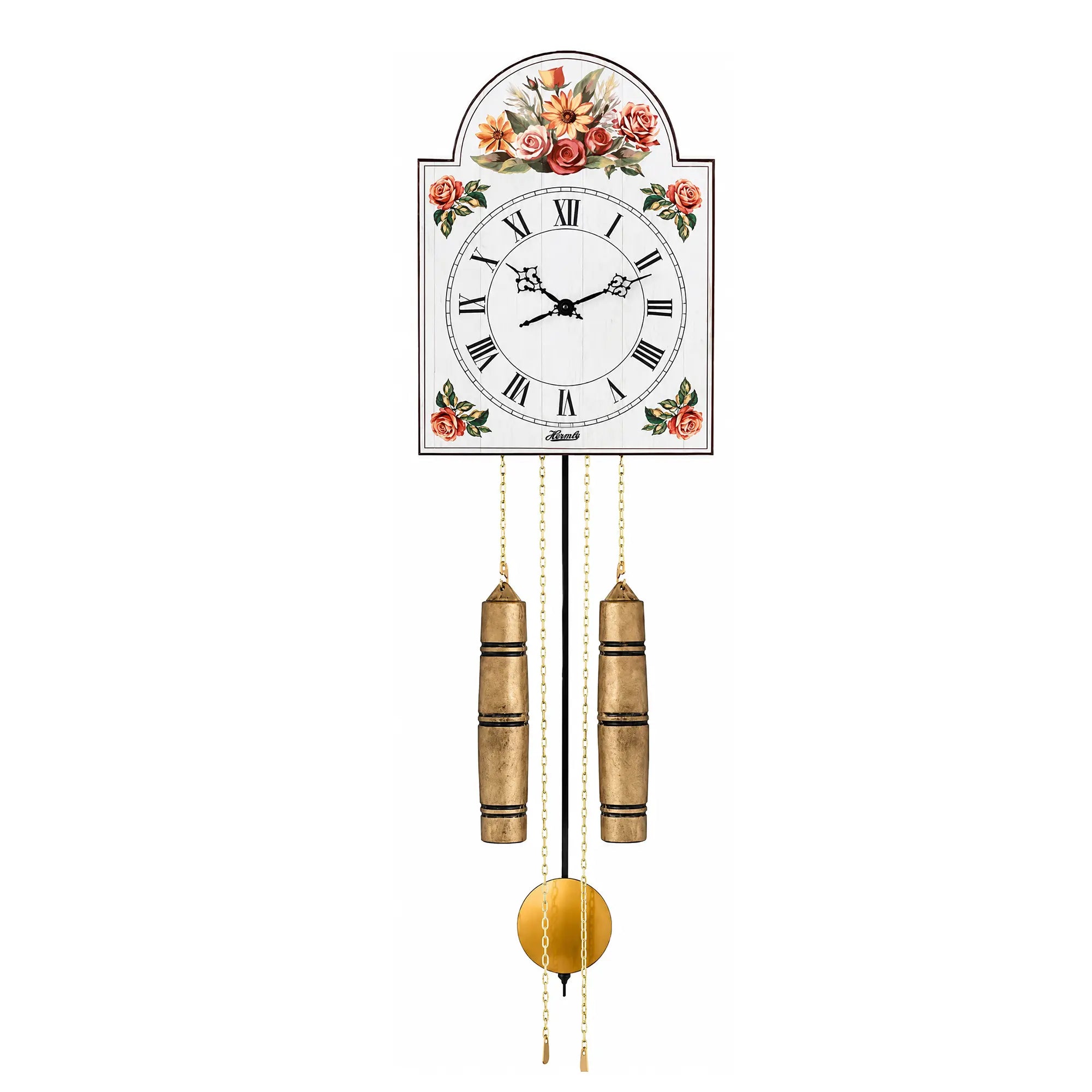 Hermle Wall Clock 62x29x21 cm Wood • Mechanical Movement • Half-hour Strike