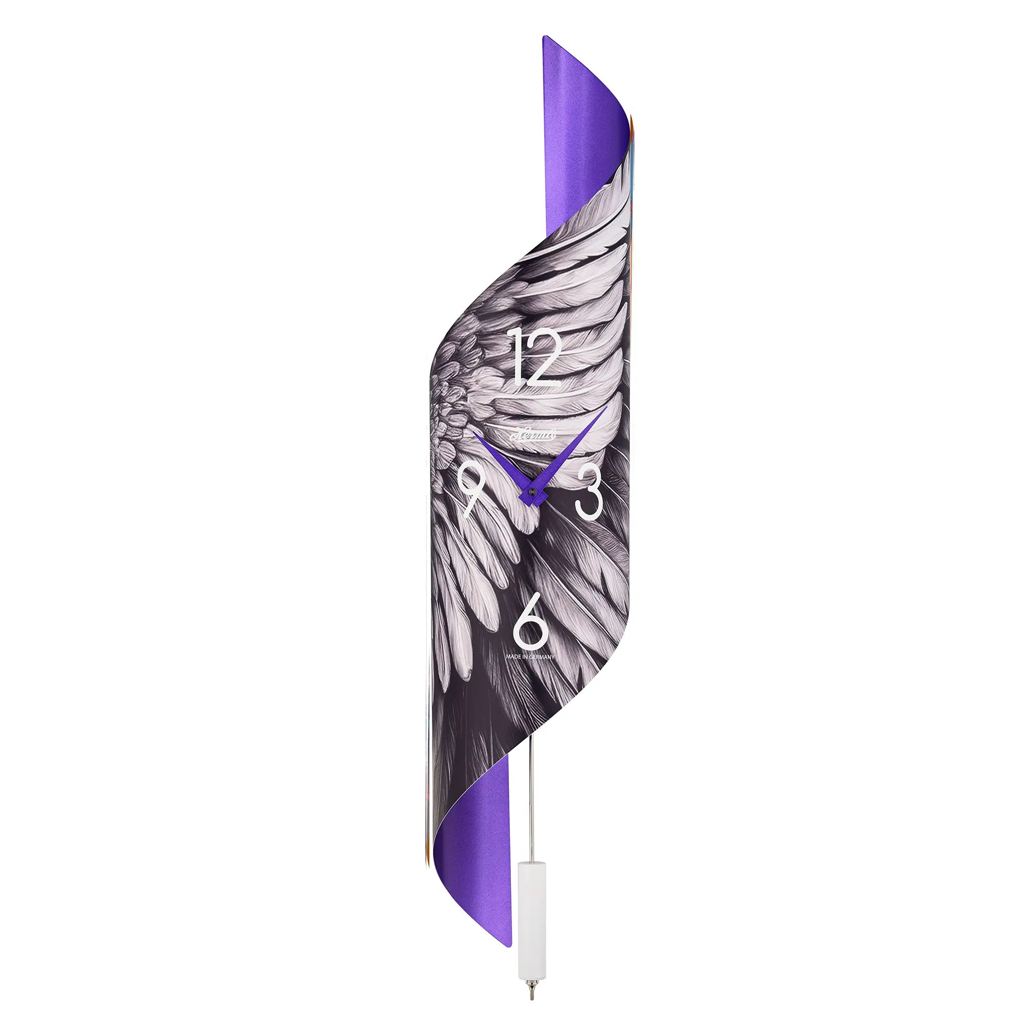 Hermle Wall Clock 67x15x16.5 cm Metal • Precise Quartz Movement • Elegant Pendulum Design