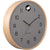 Karlsson Wall Clock 31.5x31.5x6 cm Wood • Silent Quartz Movement • Deactivatable Cuckoo Call