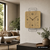AMS W9700 Wall Clock Wild Oak • Quartz Movement • Metal Design