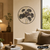 AMS Design W9704 Wall Clock • Ginkgo Metal Design • Quartz Movement