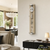 AMS Wanduhr Regulator mit Glasfront, Pendel und Sonoma-Eichenrahmen an der Wand