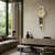 AMS Design W7453 Wall Clock • Quartz Pendulum Movement • Brass Details