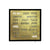 AMS T1271 Wall Clock Antique Brass • Word Clock with LED Display • 220V Mains Operated