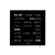 AMS T1265 Wall Clock Black • Word Clock with LED Display • 220V Mains Powered