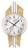 AMS Wall Clock 40x40x5 cm Wood • Precise Radio-Controlled Movement • Modern Design