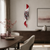 Hermle Wall Clock 67x15x16.5 cm Wood, Acrylic, Aluminum • Modern Design • Precise Quartz Movement