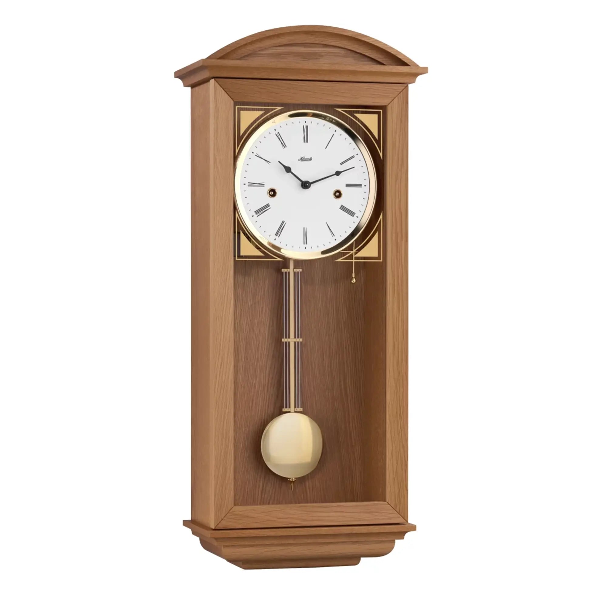 Hermle Wall Clock 64x27.5x15 cm Wood • Half-hour Strike • Modern Design