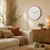Hermle Wall Clock 40 cm Ø Metal • Silent Quartz Movement • Elegant Design