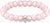Thomas Sabo Bead Bracelet Model: X0292-034-9-L17 made of rose quartz beads and a ring-shaped eyelet for charms