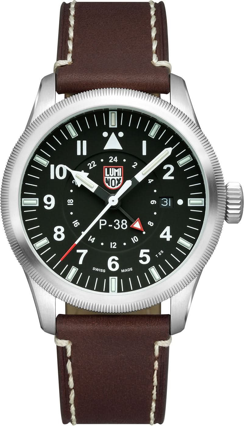Luminox P-38 Lightning XA.9521 Men's Watch • GMT Function • LLT Illumination System