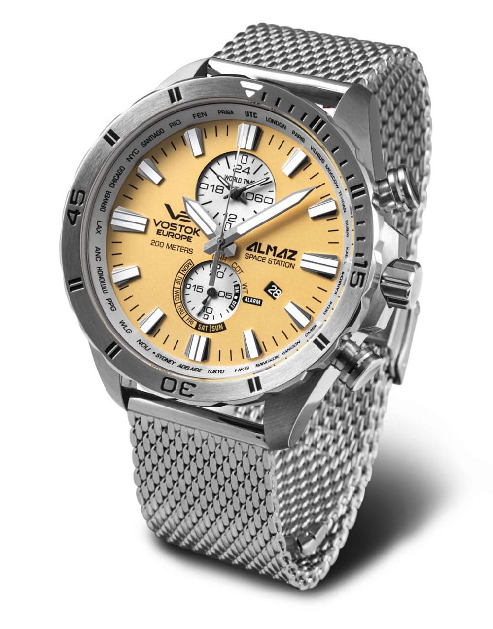 Vostok Europe Almaz YM8J-320A655B Men's Watch • 20 Bar • K1 Glass