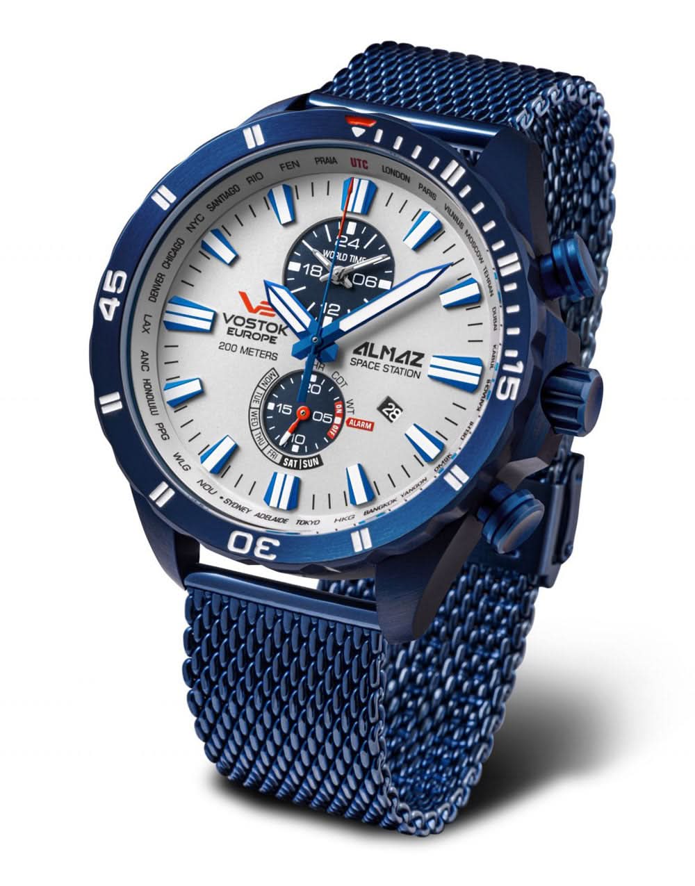 Vostok Europe Almaz YM8J-320D657B Men's Watch • Alarm • 200m