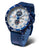 Vostok Europe Almaz YM8J-320D657 Men's Watch • Blue PVD Design • World Timer
