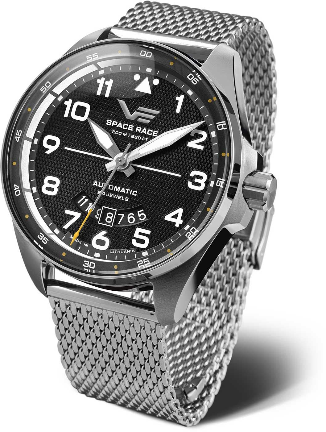 Vostok Europe Space Race YN55-325A745B Men's Watch • K1 Mineral Crystal • 200m Water Resistant