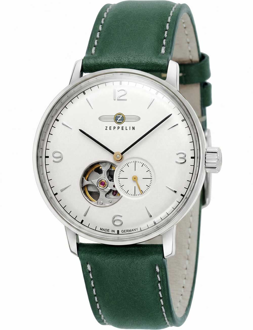 Zeppelin LZ-129 Hindenburg 8066-1 Herren Automatikuhr Schwarz • Saphirglas • Automatikwerk