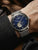 Zeppelin 8066M-3-N LZ-129 Hindenburg Herrenuhr Blau • Automatikwerk Miyota 82S5 • Skelettiertes Zifferblatt, Bild 2