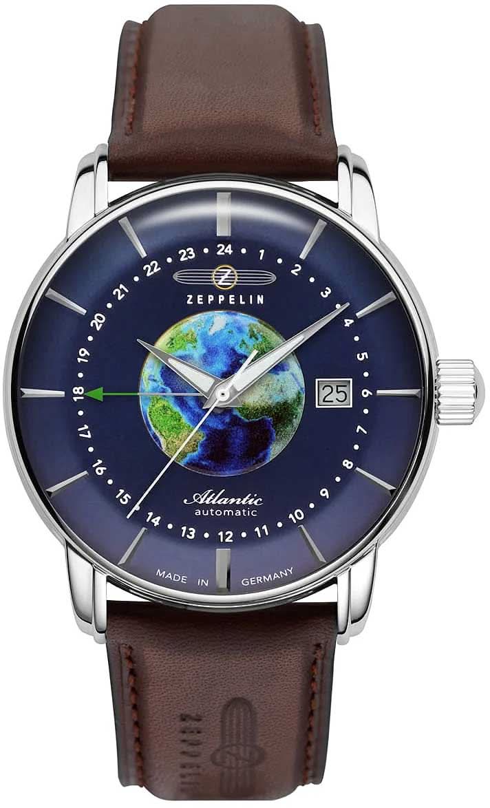 Zeppelin Atlantic 8468-3 Men's Watch • Made in Germany • Automatic with Power Reserve