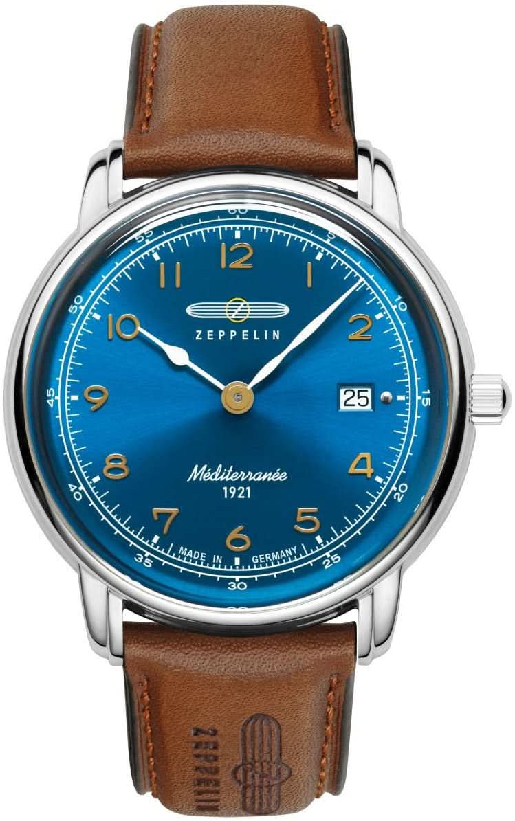 Zeppelin Méditerranée 9640-3 Men's Watch • Maritime Flair • Made in Germany