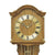 Wanduhr-Zifferblatt aus Messingoptik mit römischen Zahlen und Zeigern