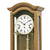AMS Wanduhr mit Eichenholzrahmen, detailreiches Zifferblatt und sichtbares Pendelwerk