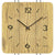 AMS W9700 Wall Clock Wild Oak • Quartz Movement • Metal Design