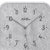 Wall clock in detail: analog dial with minute hand and AMS lettering
