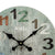 AMS W9651 Wall Clock Greenish • Quartz Movement • Mineral Glass