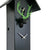 Rombach & Haas Classic SL35-H-2/grün/silber Wall Clock Green • Mechanical 8-Day Movement • Hand-Carved Wooden Elements