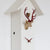 Rombach & Haas Classic SL35 H-1/14/3 Wall Clock White/Gold/Red • Mechanical 8-Day Movement • Original Black Forest Cuckoo Clock