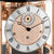 Hermle Table Clock 35x29x29 cm Wood, Glass, Brass • Tellurium Astrological Display • Westminster Chime