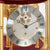 Table clock dial with Roman numerals, gold hands, and glass front