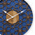Hermle Wall Clock 40 cm Ø Wood • Modern 3D Design • Precise Quartz Movement