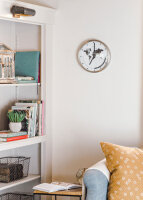 World time clock quartz movement stainless steel - Hermle Model: 30504-002100